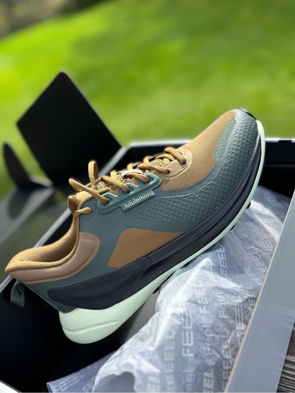 Lululemon Green & Brown Women's Sneakers